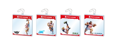 ラグビー日本代表　STREET FIGHTERコラボ　アクリルフォトフレームキーホルダー