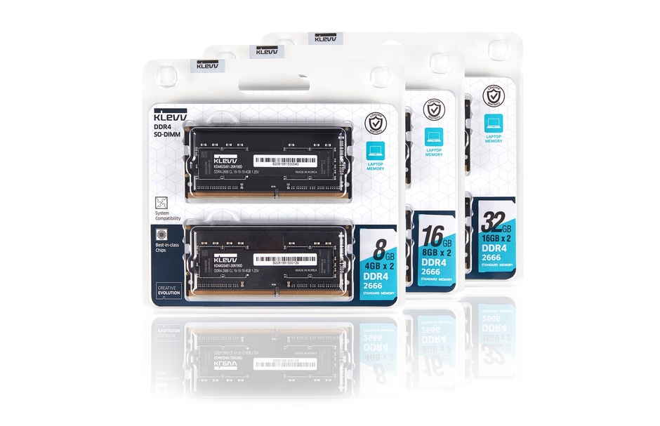 KLEVV DDR4 SO-DIMM Dual Retail パッケージ
