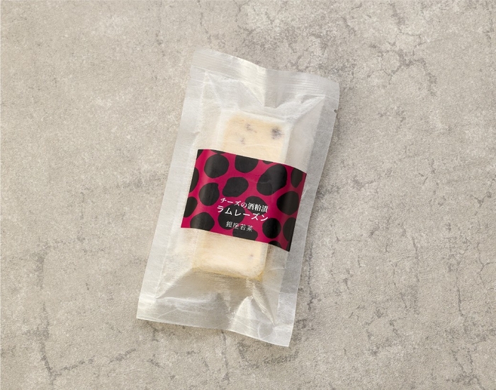 チーズの酒粕漬＜ラムレーズン＞60ｇ/680円（税込）