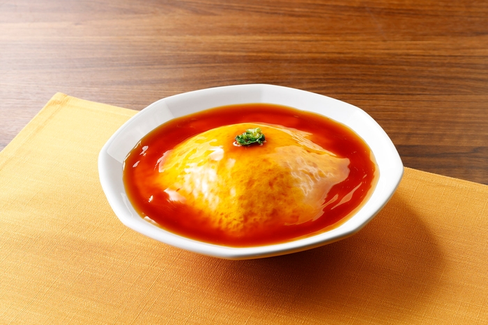 だくだくあんの甘酢天津飯