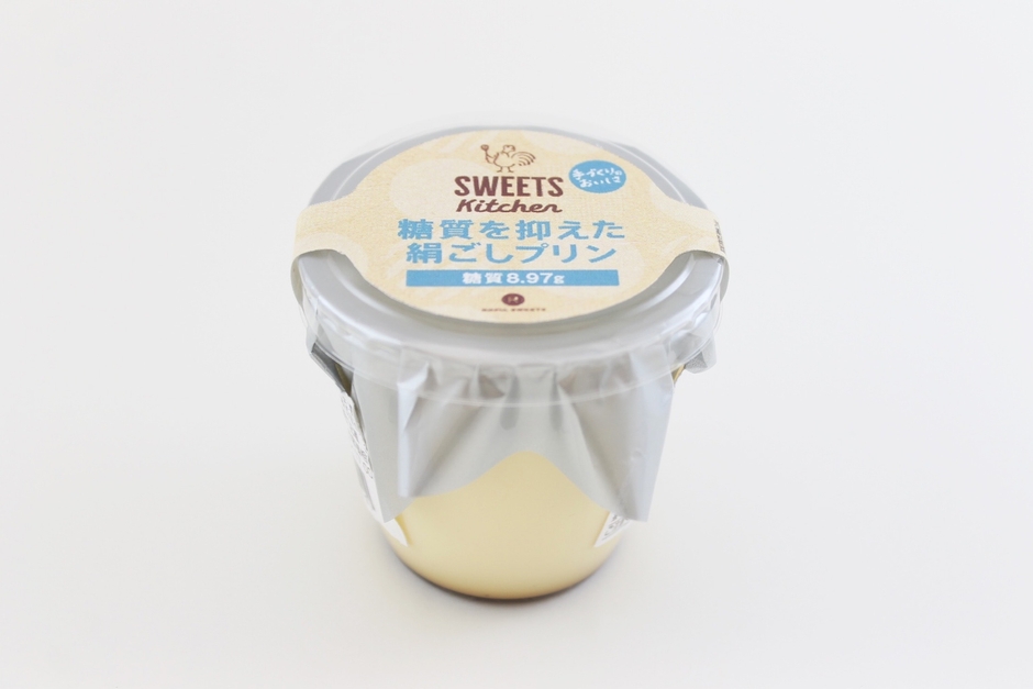 糖質を抑えた絹ごしプリン