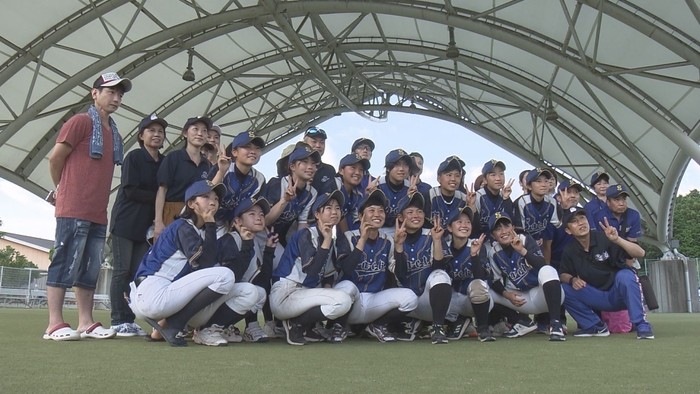 広島県立佐伯高校女子野球部のみなさん