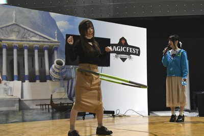 会場で行われたステージイベントの様子