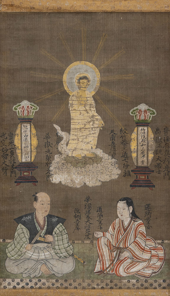 長尾政景夫妻像(常慶院蔵)【後期】