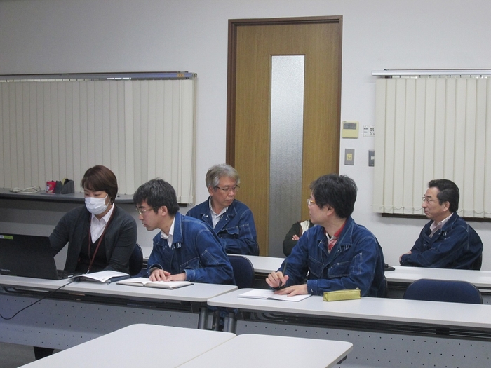 最優秀賞を受賞した船装改善チーム