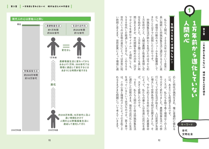 第３章　一万年前と変わらない心　現代社会と心の不適合