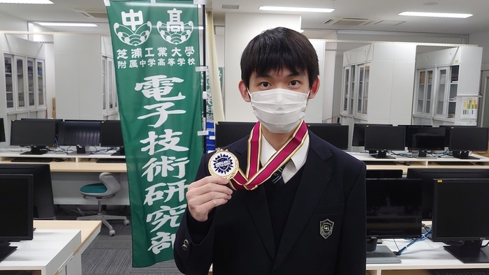 ロボクエスト優勝:大塚卓柾選手(Luminous/芝浦工業大学附属中学高等学校:東京都)