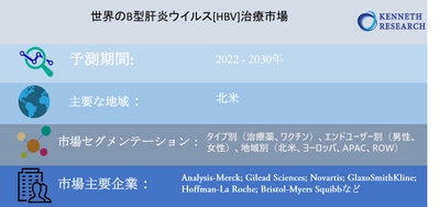 世界のB型肝炎ウイルス[HBV]治療市場-タイプ別（治療薬、ワクチン）、エンドユーザー別（男性、女性）、地域別（北米、ヨーロッパ、APAC、ROW）、国別展望2030年