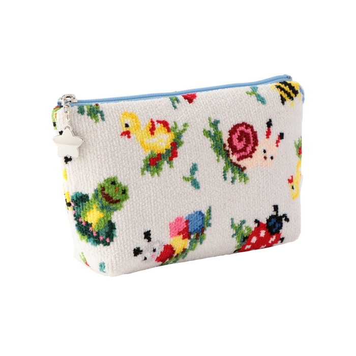 ポーチ¥7,480 約10×18.5×3.5cm