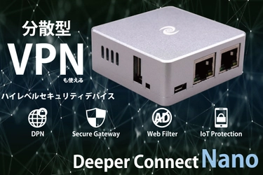 Newセキュリティ！分散型VPN『Deeper Connect Nano』が 6月21日18:00にクラウドファンディングサイト 「CAMPFIRE」で公開！