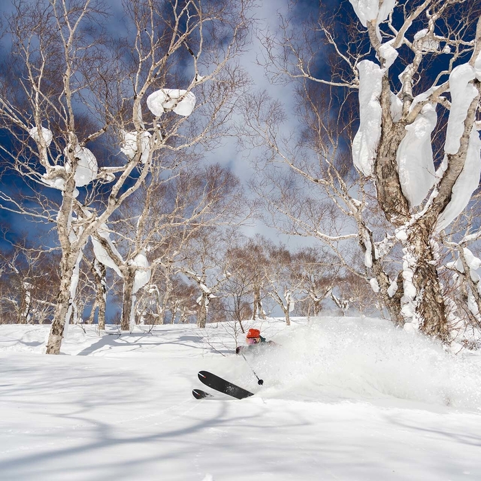 ニセコの雪を楽しむエリック・ポラード氏