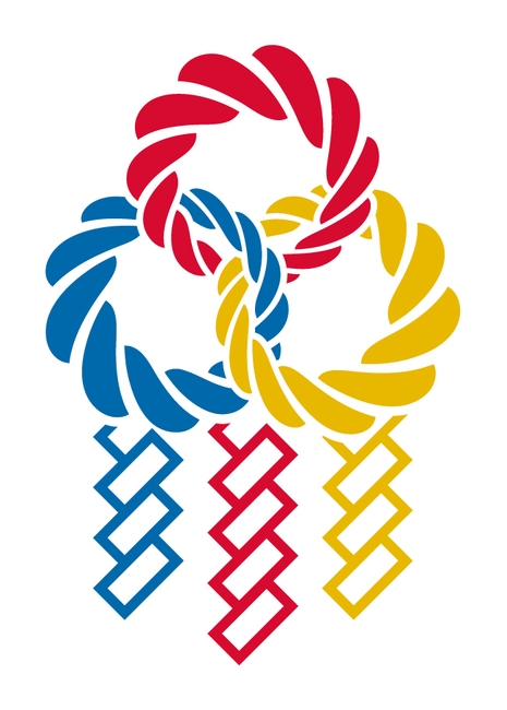 神輿連合渡御ロゴ:しめ縄(品川)