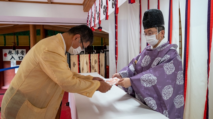 出羽三山神社での御祈祷