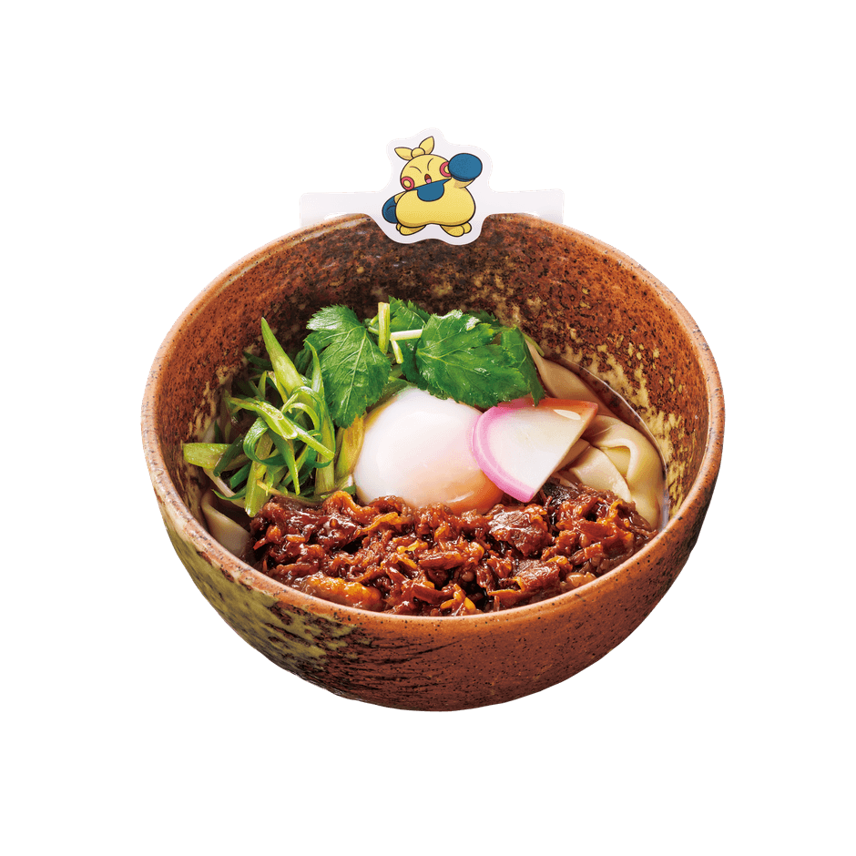 【おかげ庵】マクノシタのすき焼き風きしめん