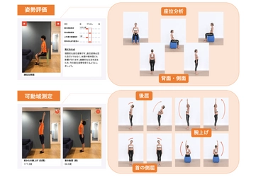 「シセイカルテ」AI姿勢分析機能において 座位分析・ROM分析機能が追加