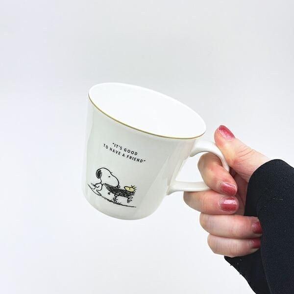 スヌーピーボーンチャイナマグ