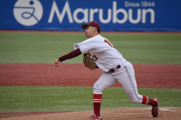 粘りの投球を見せた池田投手