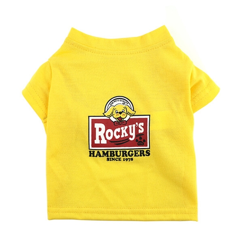 「ペット Tシャツ Rocky」（XS、S、DS、M、L）価格：649円（XS）、759円（S、DS、M）、869円（L）