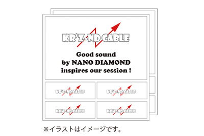 リターン・ステッカー2枚&サンクスレター:ご支援金3,000円