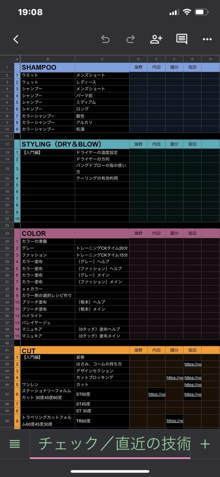 教育カリキュラム