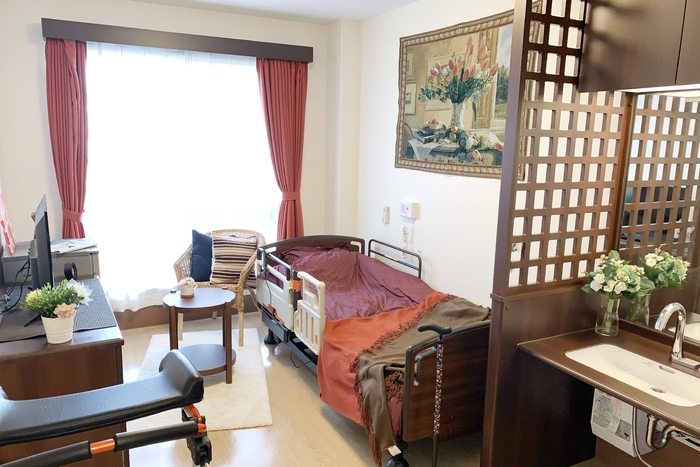 西上尾ホスピスケアそよ風<居室一例>