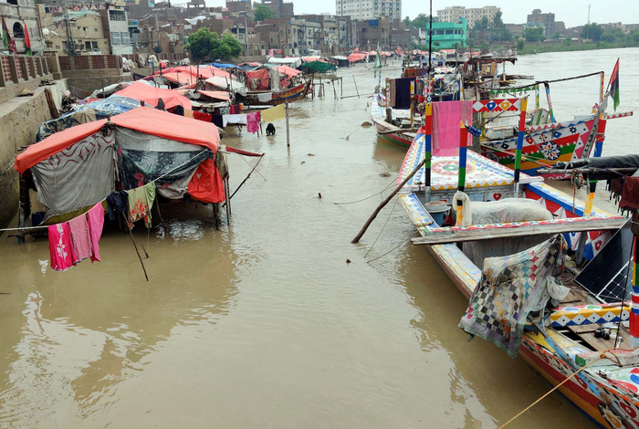 パキスタンの洪水（写真：Shutterstock）