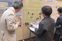 相談コーナーで教員に相談する様子 (4月12日川俣町での報告会にて)