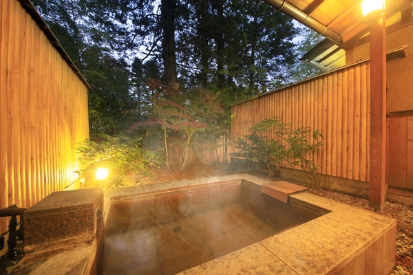 貸切露天でのんびり