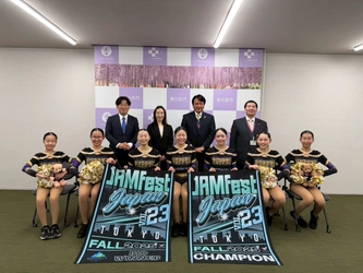 【円安の壁を越えて世界へ】春日部の小中学生チアダンスチーム、岩谷春日部市長に世界大会出場を報告