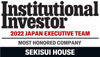 積水ハウス、Institutional Investor誌 「2022 All-Japan Executive Team」 ランキング5分野で第1位を獲得