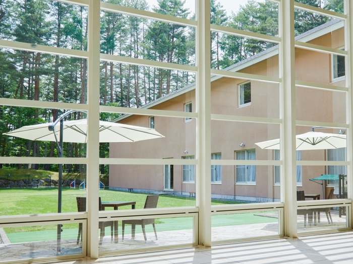 豊かな緑に囲まれて