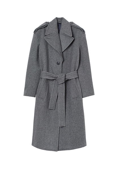 ウールブレンドコート¥24,999