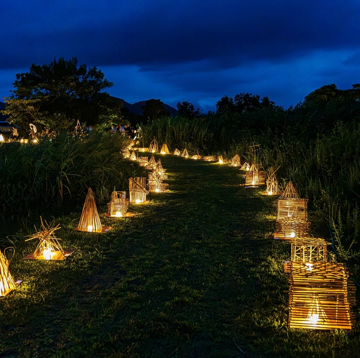 ヨシ灯りのプロムナード(ナイトミュージアムイメージ)