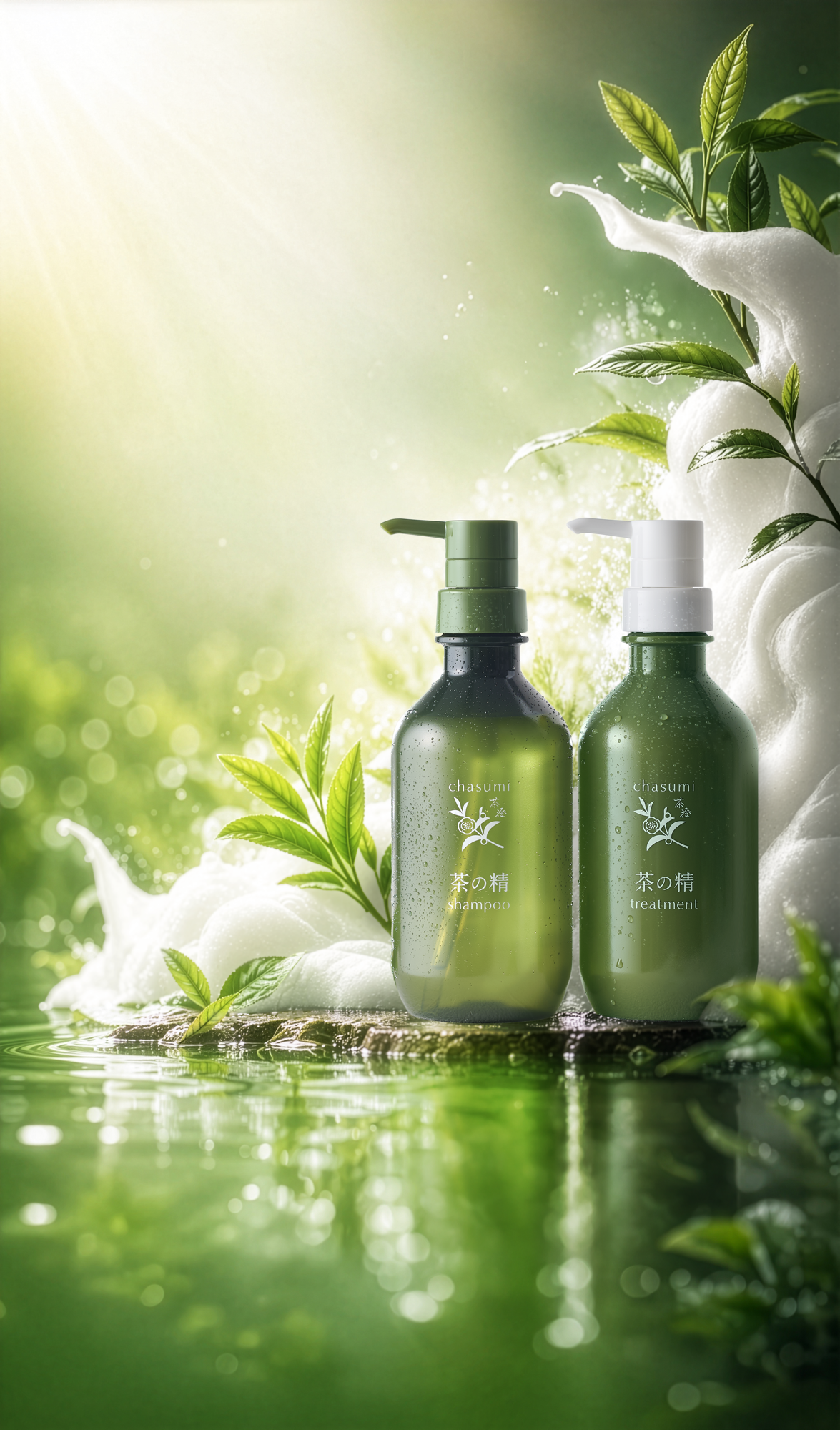 アリナミン製薬グループの【ゆうか】から待望のお茶ヘアケアが完成！「茶澄 茶の精シャンプー＆トリートメント」2026年8月20日に発売スタート！