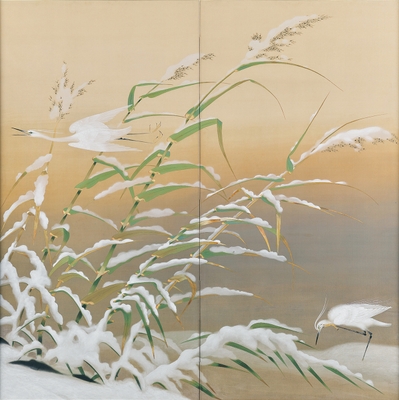堂本印象　雪　1930年