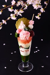 抹茶パフェに桜が咲きました！ 京都・伊藤久右衛門の 「さくら抹茶パフェ」「さくら抹茶スイーツプレート」が リニューアルして2021年3月1日より提供開始！