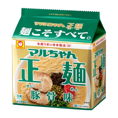 マルちゃん正麺 豚骨味 5食パック