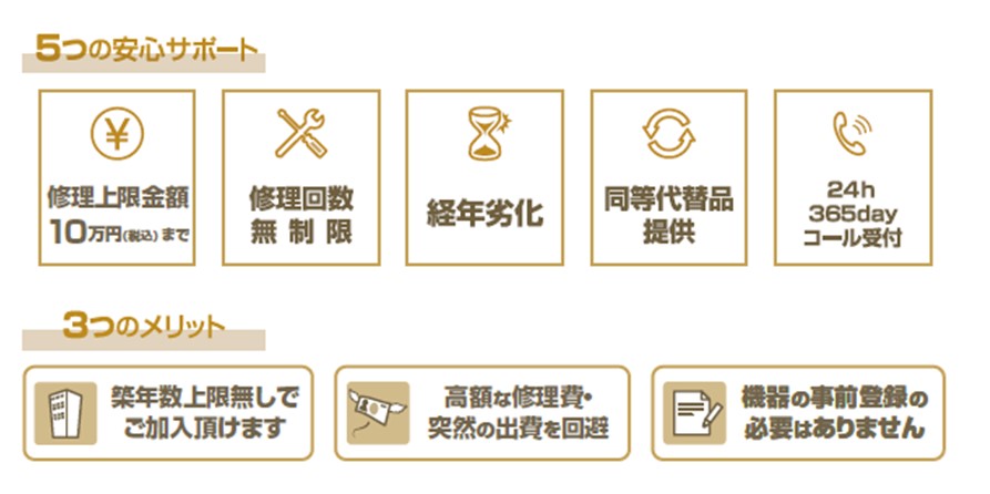 オーナー様の負担を軽減する “選べる”保証サービス開始のお知らせ
