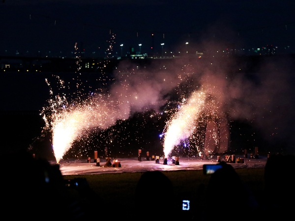 玩具花火ショー