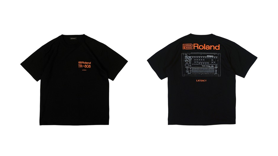 LATENCY × Roland　T(BLACK)