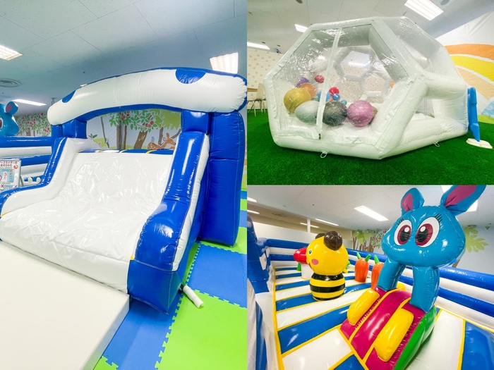 エアー遊具が豊富