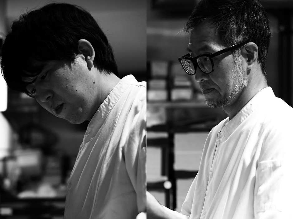 料理長　菊池 威行(左)　副料理長　吉田 光賢(右)の写真