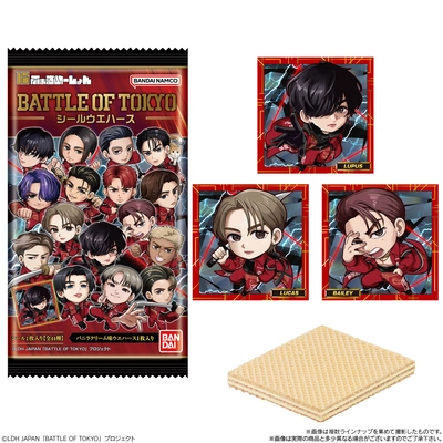 『BATTLE OF TOKYO』がシール付きウエハース 『にふぉるめーしょん』シリーズに初登場！ キラキラ輝く豪華仕様の全44種！