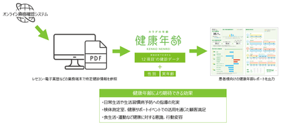 図表:「健康年齢(R)」サービスイメージ