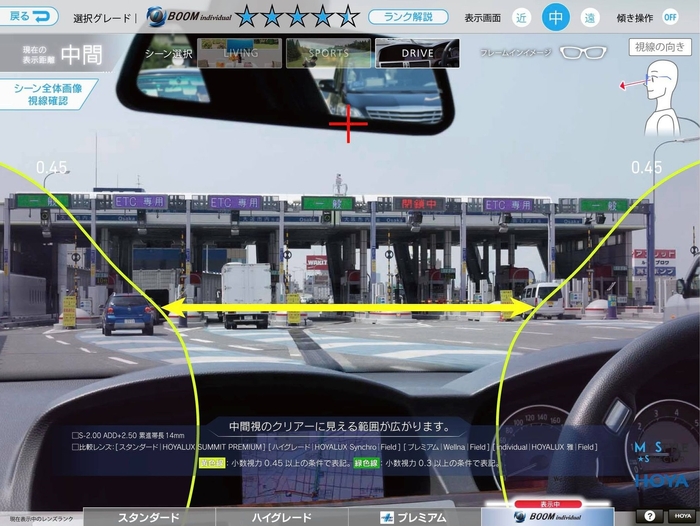 HOYA遠近両用レンズ「雅Field」