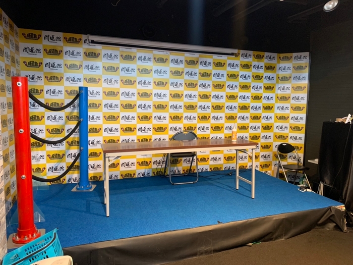 記者会見などにも使用されるイベントスペース!