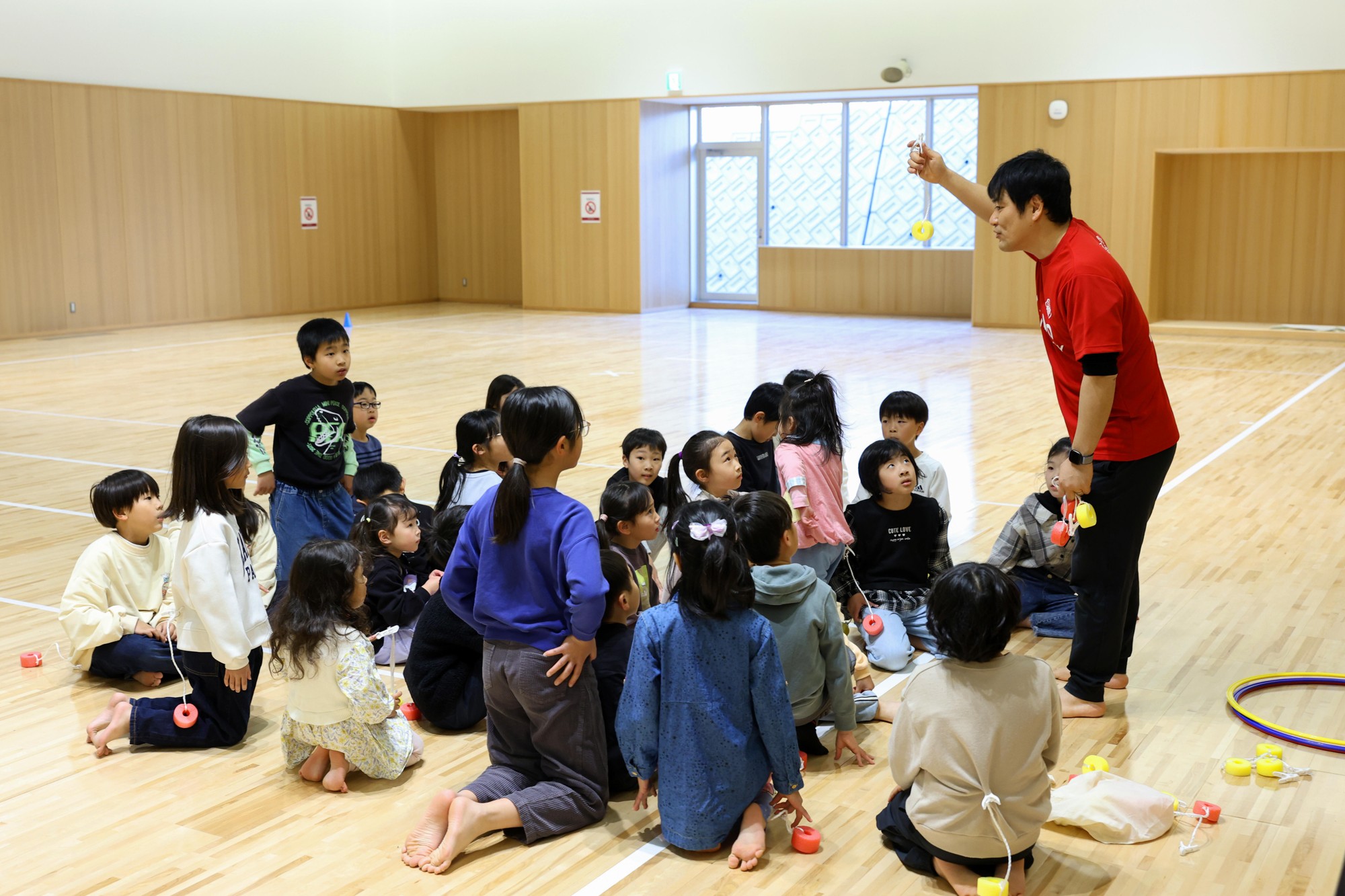 運動遊びのコーナー