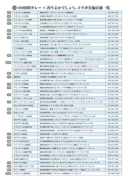 コラボ店舗一覧
