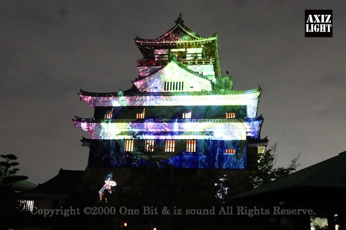 きよすイルミ_AXIZLight演出 昨年の様子