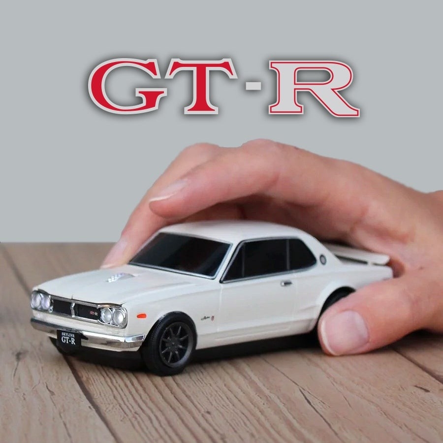日産スカイライン2000GT-R Bluetooth無線マウス ホワイト